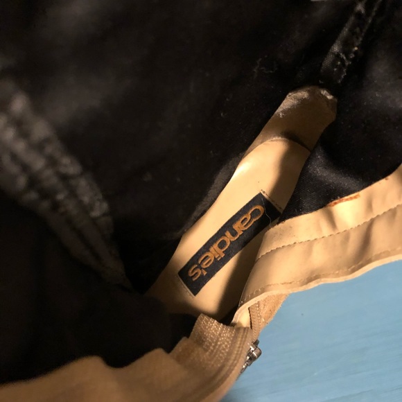 90s vintage Candies faux suede camel boots - Picture 8 of 8